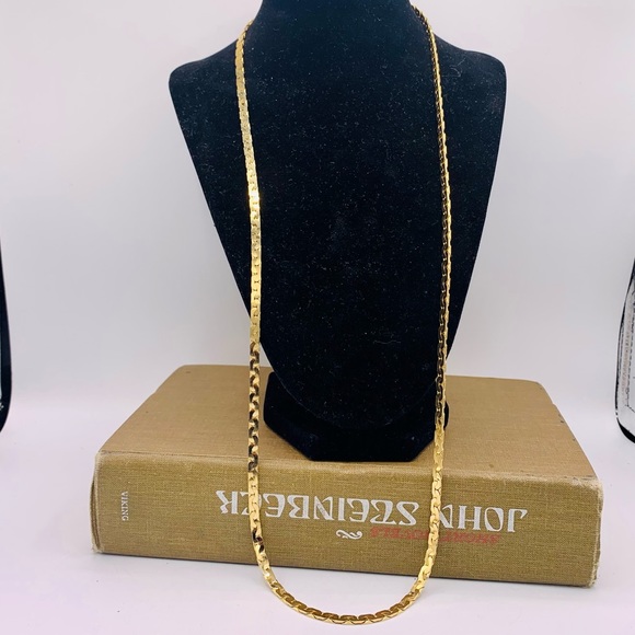 Vintage MERLITE 30” signed gold chain necklace new old stock - Picture 6 of 11